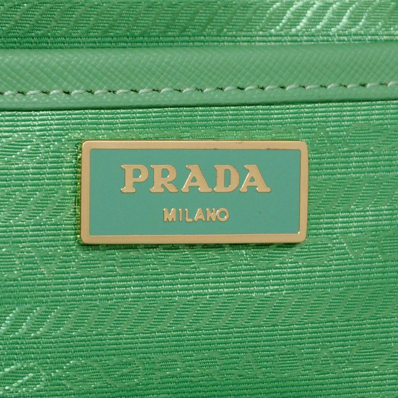 2014 Prada saffiano calfskin 33cm tote BN2274 light green